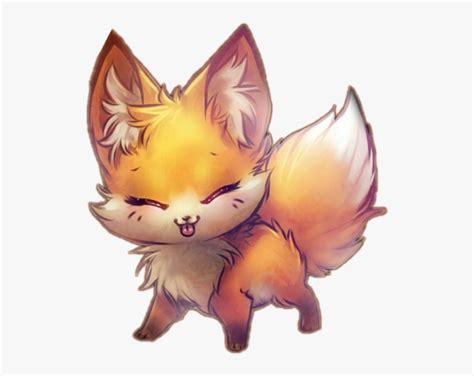 Transparent Cute Fox Clipart Chibi Fox Anime Girl Hd Png Download