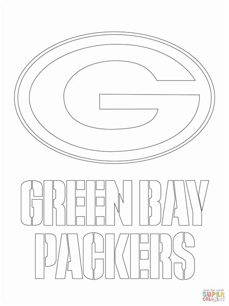 Green Bay Packers Coloring Pages For Adults To Color And Print Free