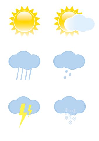 See only photos or all resources. Weather Forecast Symbols - ClipArt Best