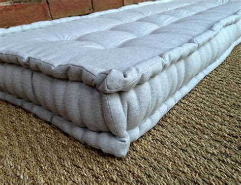French Mattress Day Bed Cushion Quilted Edge Hand Tufted Etsy
