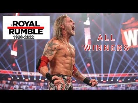 Every WWE Royal Rumble Winner 1988 2023 YouTube