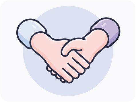 Hand Gestures Shaking Hands With Other People To Say Hello Or Goodbye