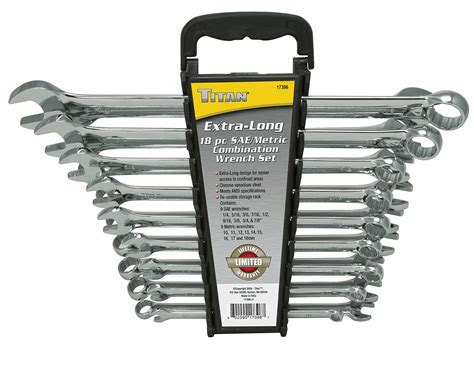 18 Piece Extra Long Wrench Set