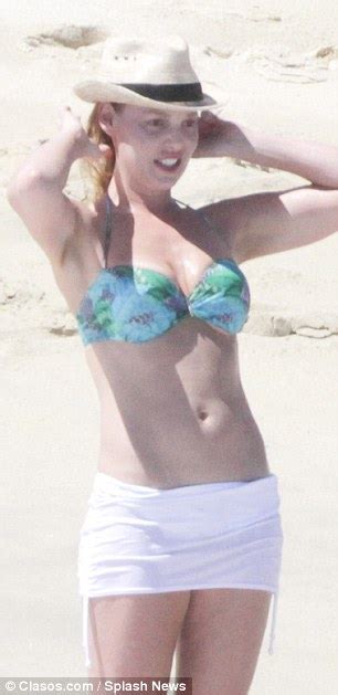 Katherine Heigl Shows Off Her Killer Beach Body In Floral Bikini As She
