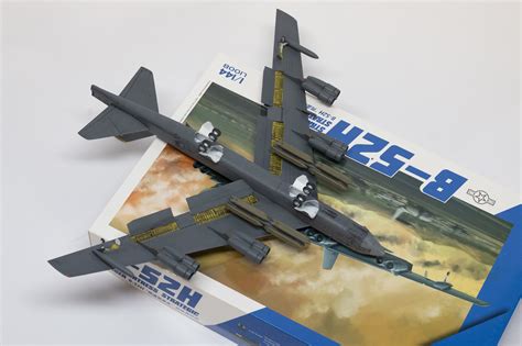 Completed Great Wall Hobby B 52h 1144 And Academy B 52h 1144