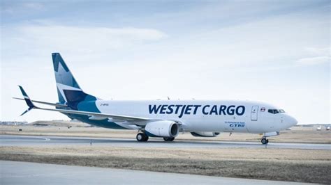 Westjet Cargo Announces Landing Of Its First Boeing 737 800 Converted