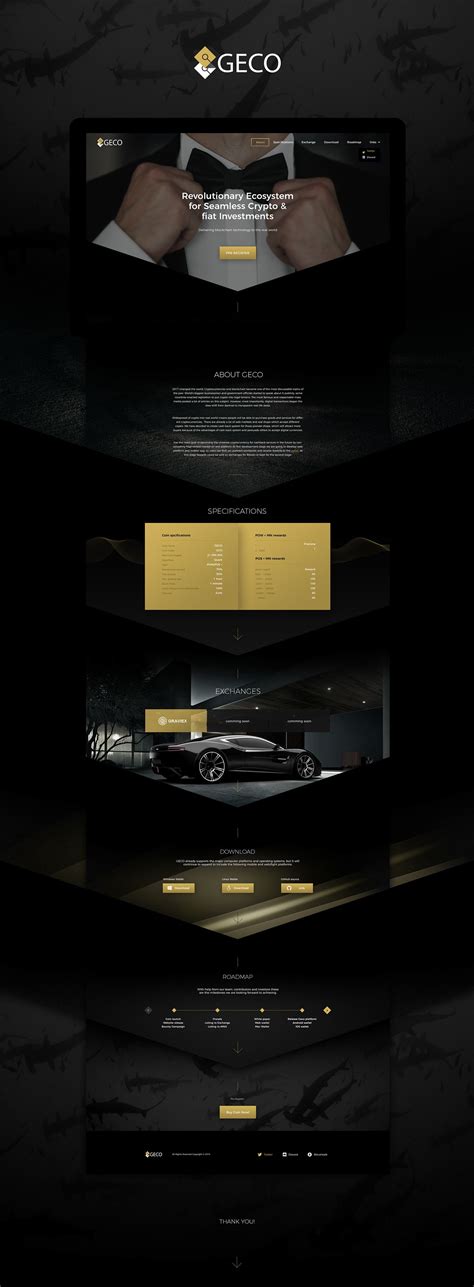 Crypto coin brand design and Landing page design ...