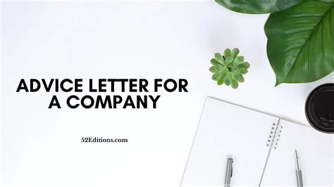 Advice Letter For A Company Get Free Letter Templates Print Or