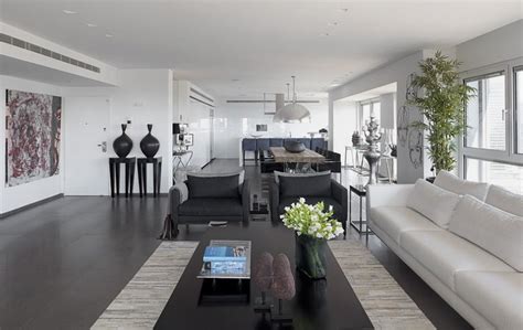 Modern White And Gray Apartment Interior Design By