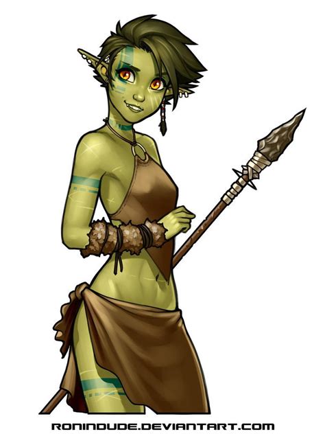 Image Result For Female Goblin Female Orc Warrior Girl Goblin Art