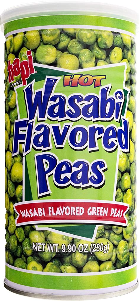 Hapi Snacks Hot Wasabi Peas G Amazon Co Uk Grocery