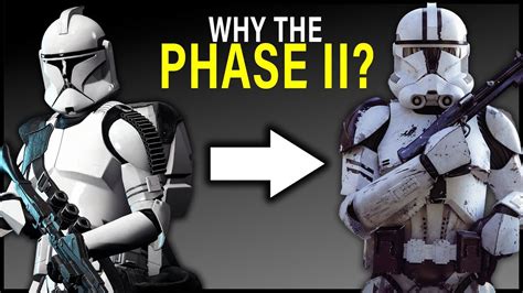 Why Clones Switched To Phase Ii Armor And Why Its Better Star Wars