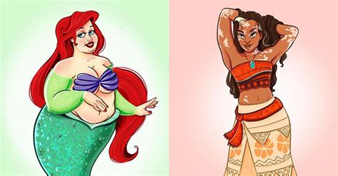 Disney Princesses With Different Body Types Media Chomp