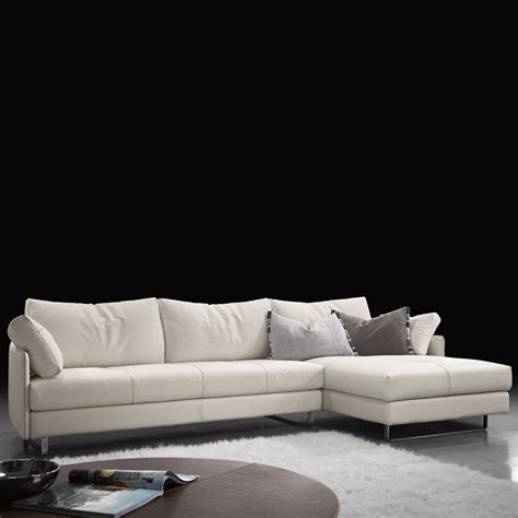 Gamma Swing Sectional Modern Leather Couch