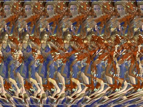 Stereogram By 3dimka Honney Its Me Tags Monster Girl Woman