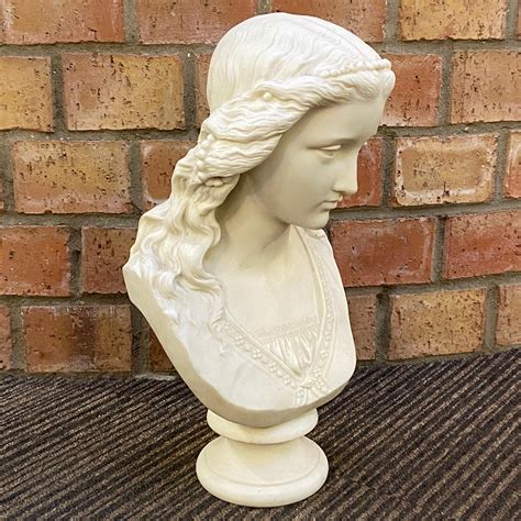 Victorian Copeland Parian Bust Of Elaine Antique Ceramics Hemswell
