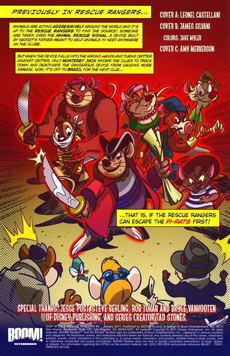 Read Online Chip N Dale Rescue Rangers Comic Issue 2