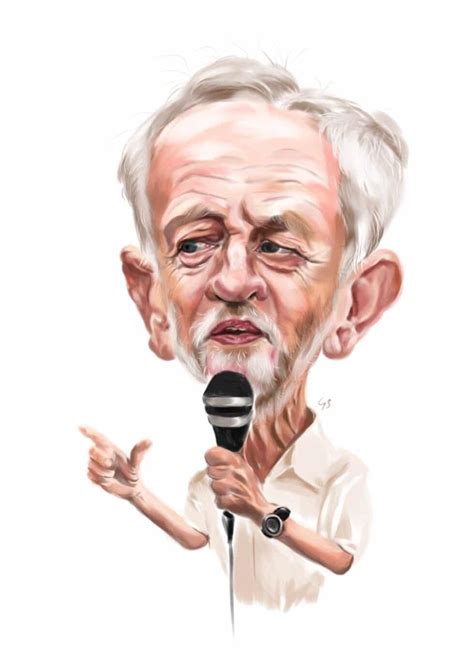 Jeremy Corbyn Caricature On Ipad Greg Creates