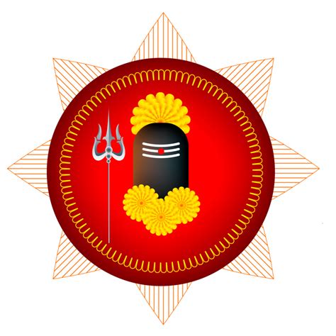Shiv Lingam Design For Maha Shivratri Festival Card 18106890 Png