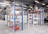Pictures of Pallet Rack Security Cage Systems