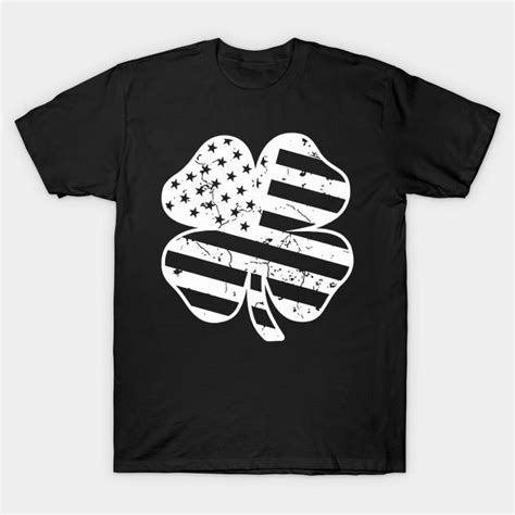 Buy Men Black Print T Shirt Super Large Tshirt Irish American Flag