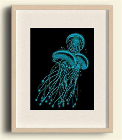 Fox cross stitch pattern, baby cross stitch pattern, foxes, embroidery pattern, cute, nursery, gift, beginner, modern, counted cross stitch. Jellyfish Cross stitch pattern/ Medusa Cross stitch | Etsy ...