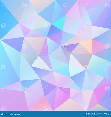 Vector Irregular Polygonal Square Background Triangle Low Poly