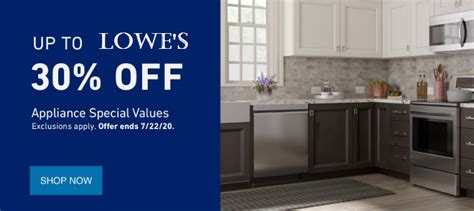 Lowes credit card will not allow you to combine the promotional pricing with any other rewards. Up to 30% Off Lowe's Special Value Appliances | Saving Chief