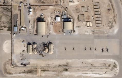 Satellite Photos Show Damage Iranian Missiles Did To Us Bases In Iraq