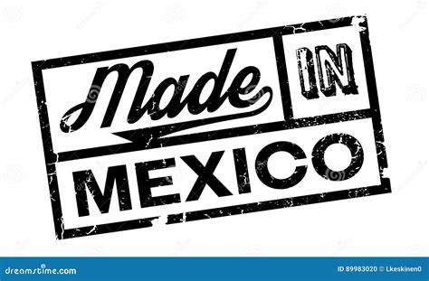 Made In Mexico Rubber Stamp Stock Vector Illustration Of Mexico