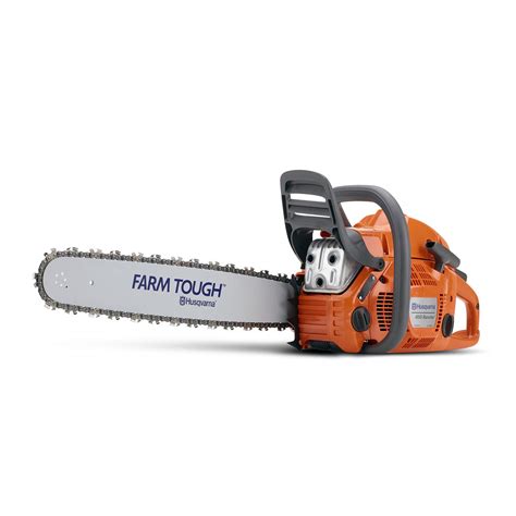 Husqvarna 18 Inch 455 Rancher Gas Chainsaw Power Chain