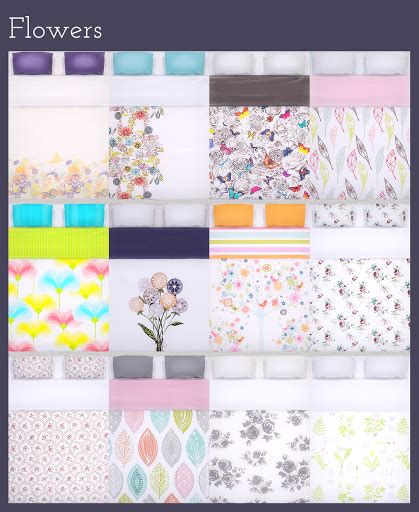 All Saudadesims Bedding On Oms Sophia Mattress Sims 4 Custom Content