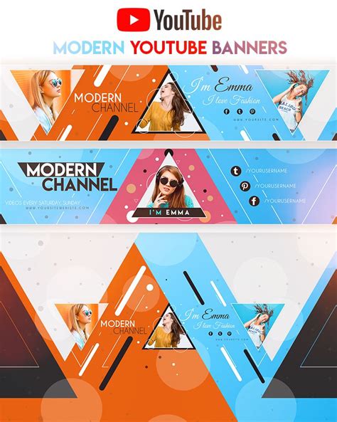 Modern Youtube Banner By Youtubebanners Youtube Banner Design Youtube