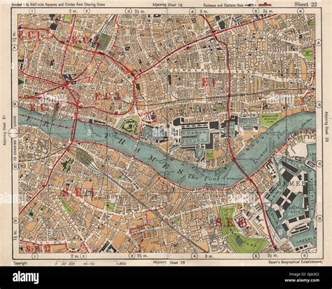 Map Of The East End London Hi Res Stock Photography And Images Alamy