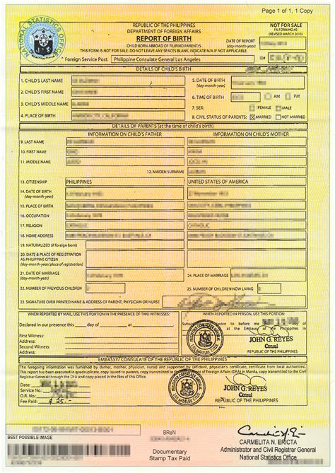 We are #1 best fake novelty birth certificate maker with quick delivery. RichardDeGuzman.com | Philippines NSO (PSA) Report of ...