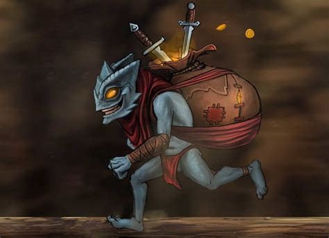 Diablo 3 Treasure Goblin By Necip Can Karakus Goblin New Art