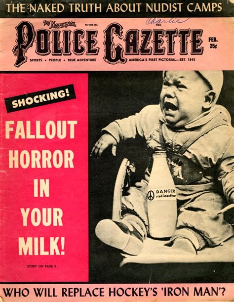 Special Collections And Archives Research Center The National Police Gazette