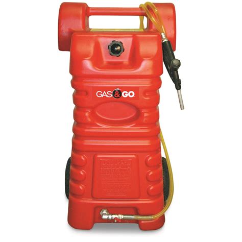 Portable 25 Gallon Gas Caddy With Two Way Rotary Pump 680877 Fuel