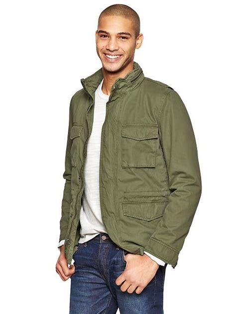 Gap Fatigue Jacket In Green For Men Army Green Lyst
