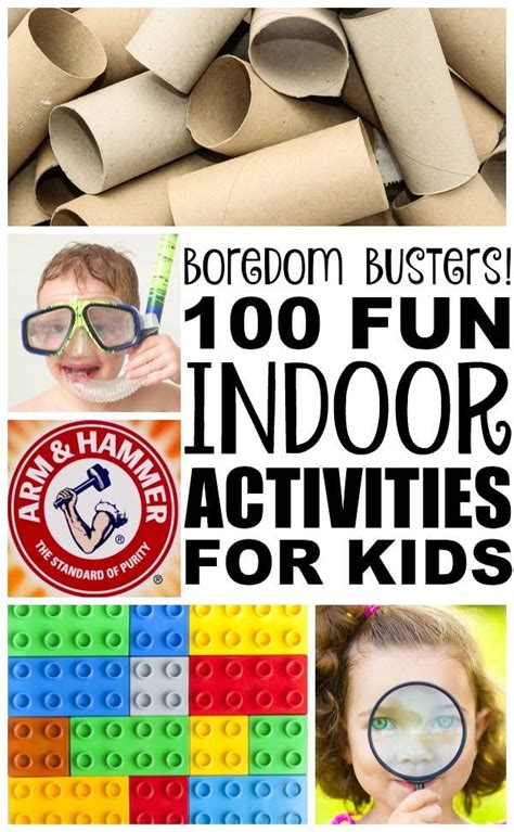 Fun ways to play with slime, play dough, and cardboard boxes. Boredom Busters We Love: 100 Indoor Activities For Kids ...