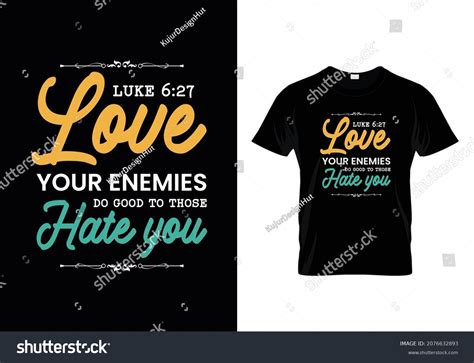 Love Your Enemies Luke 627 Bible Stock Vector Royalty Free 2076632893