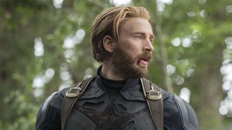 At the end of the movie. Captain America's Death in Avengers Endgame