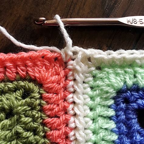 SC JAYG - with PLT Join - cypress|textiles | Joining crochet squares, Joining granny squares 