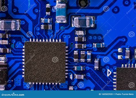 Circuit Board Of A Digital Photo Camera In Detail Macro Photography