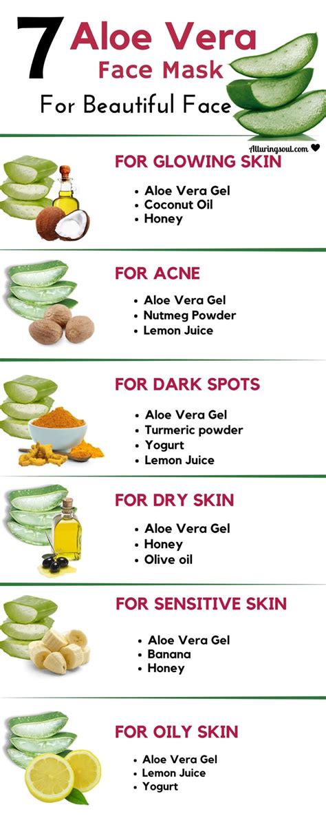 The plant gel has been shown to help with acne, sunburns, dark spots, dry skin, cold aloe vera is safe and generally good for sensitive skin, but some people are allergic to the plant itself. 7 Aloe Vera Face Mask For Bright And Beautiful Skin ...