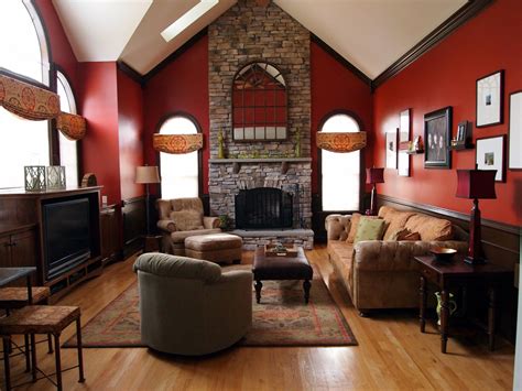 Consider painting the walls a crisp powder blue color to coordinate. Rustic Living Room Colors Lovely Paint Rustic Country Living Room intended for Rustic Living ...