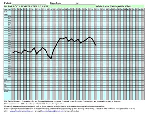 Basal Body Temperature Bbt Chart Tracking And More