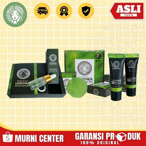 Jual Paket Murah Skincare Leafhea Original Sabun Leafhea Serum