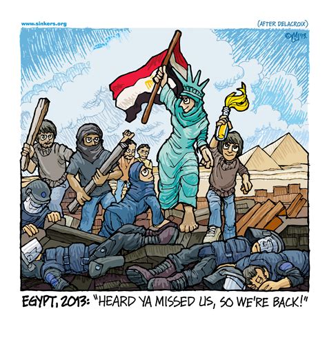 Mike Flugennock Political Cartoons Information Terrorism Egypt