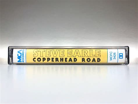 Steve Earle Copperhead Road Vintage Cassette Mcfc3426 Uk 1st Issue
